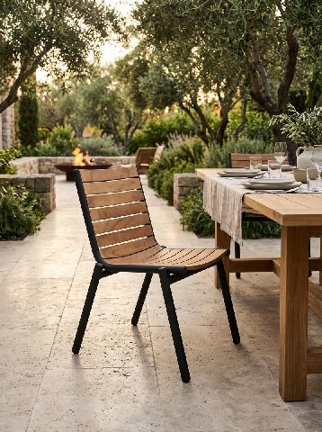 Pilotis Chair Teak Outdoor Fermob