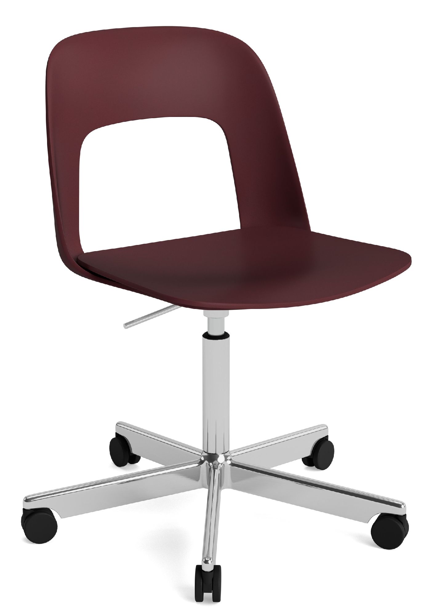 Layout Side Chair 141 5-star swivel base chair Hay   