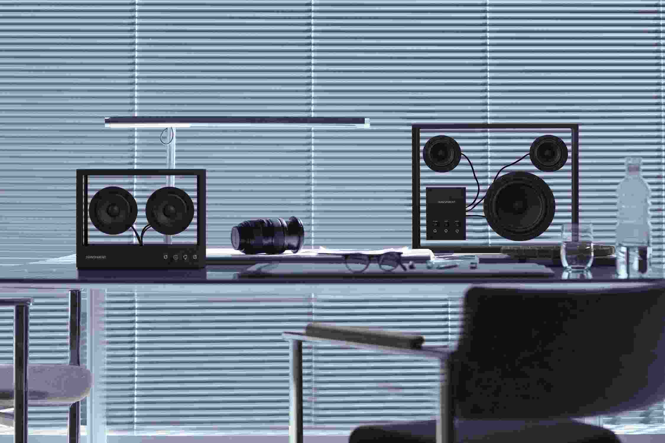 Transparent loudspeaker Transparent