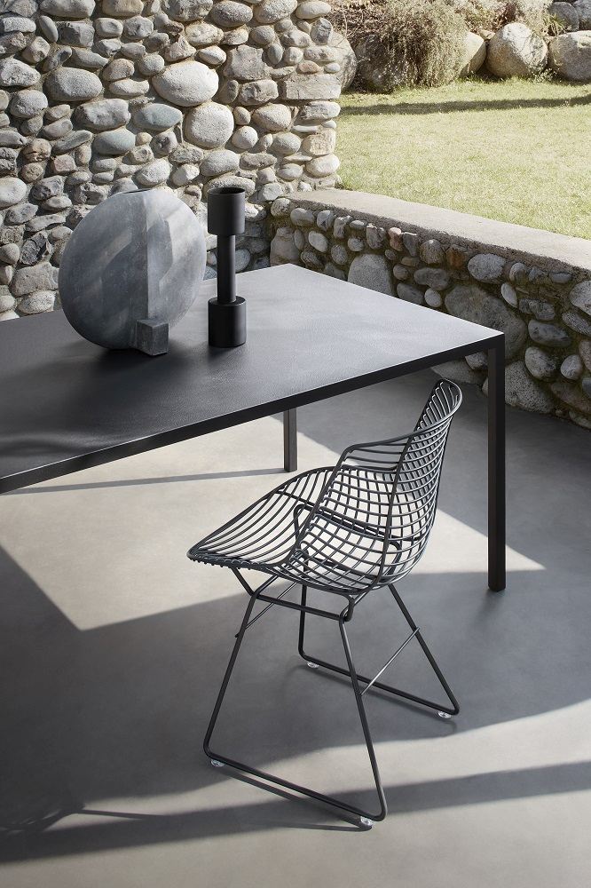 Flow Filo Indoor/Outdoor Chair Skid Frame MDF Italia 