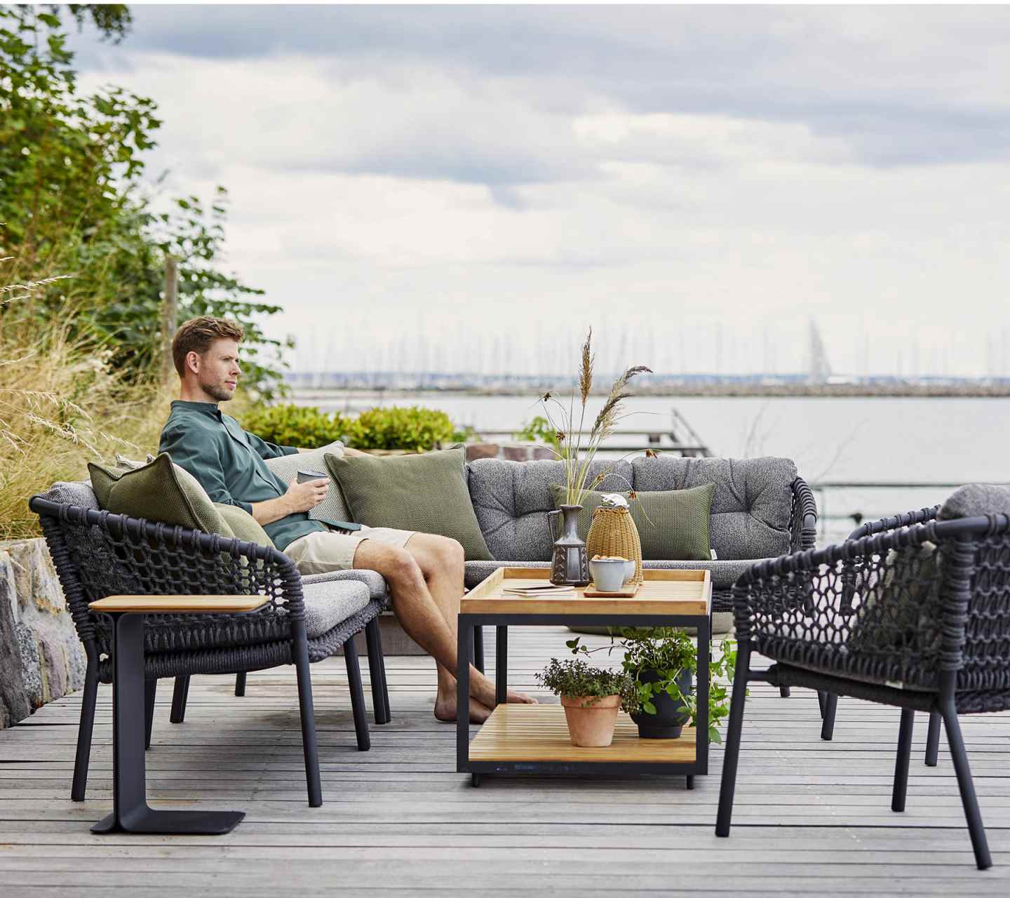 Ocean lounge chair Outdoor Cane-Line