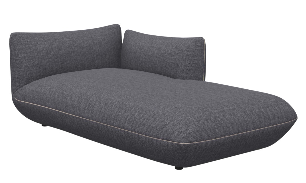 Jalis lounger element with armrest right Cor