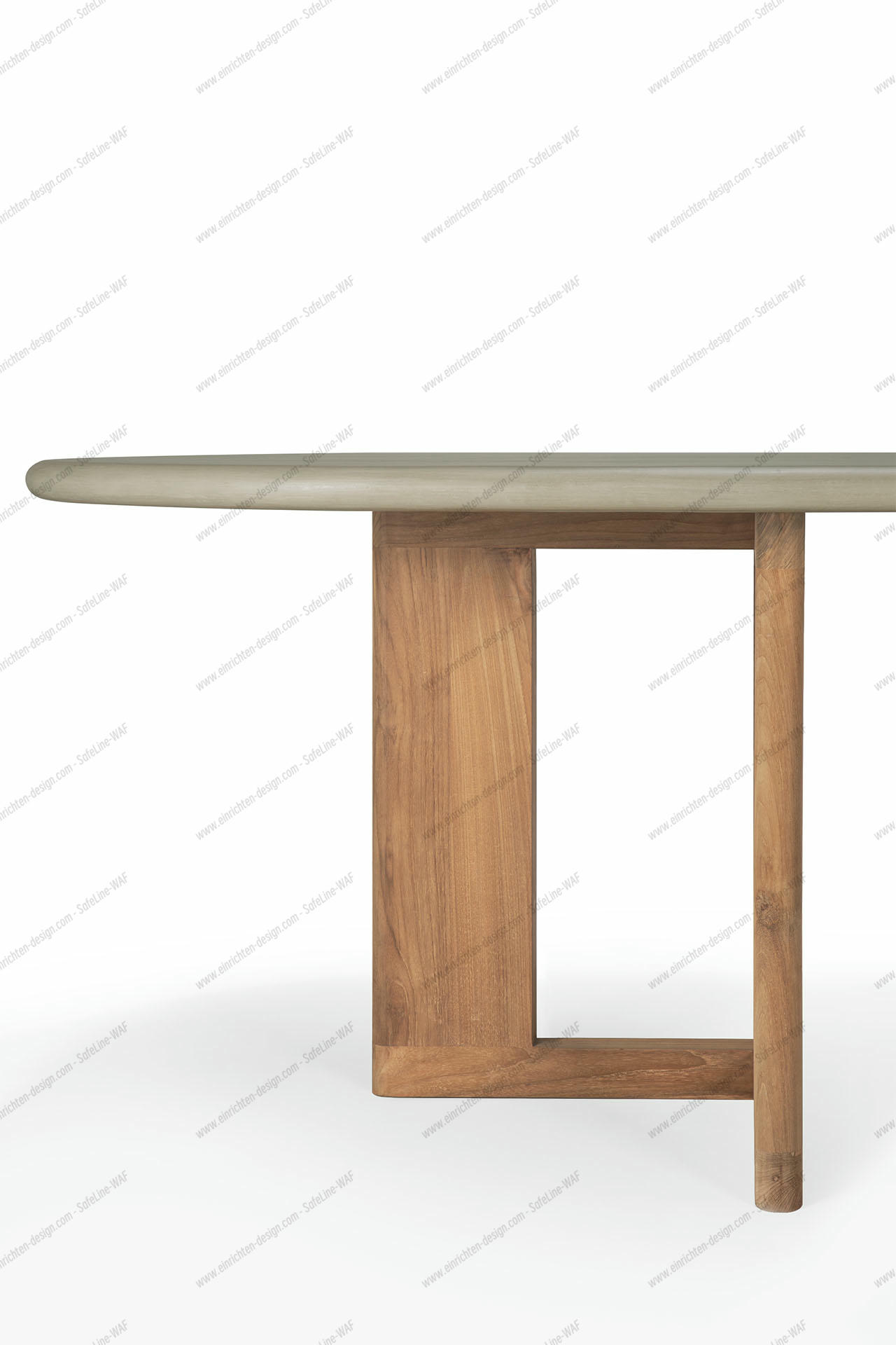 Trestle outdoor dining table Ethnicraft