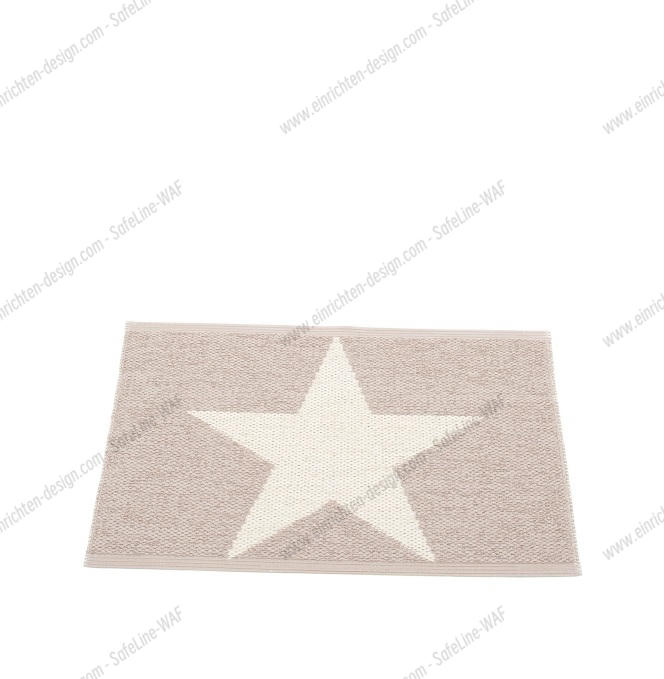 Viggo One Synthetic carpet 70x50 cm Pappelina Pale rosa