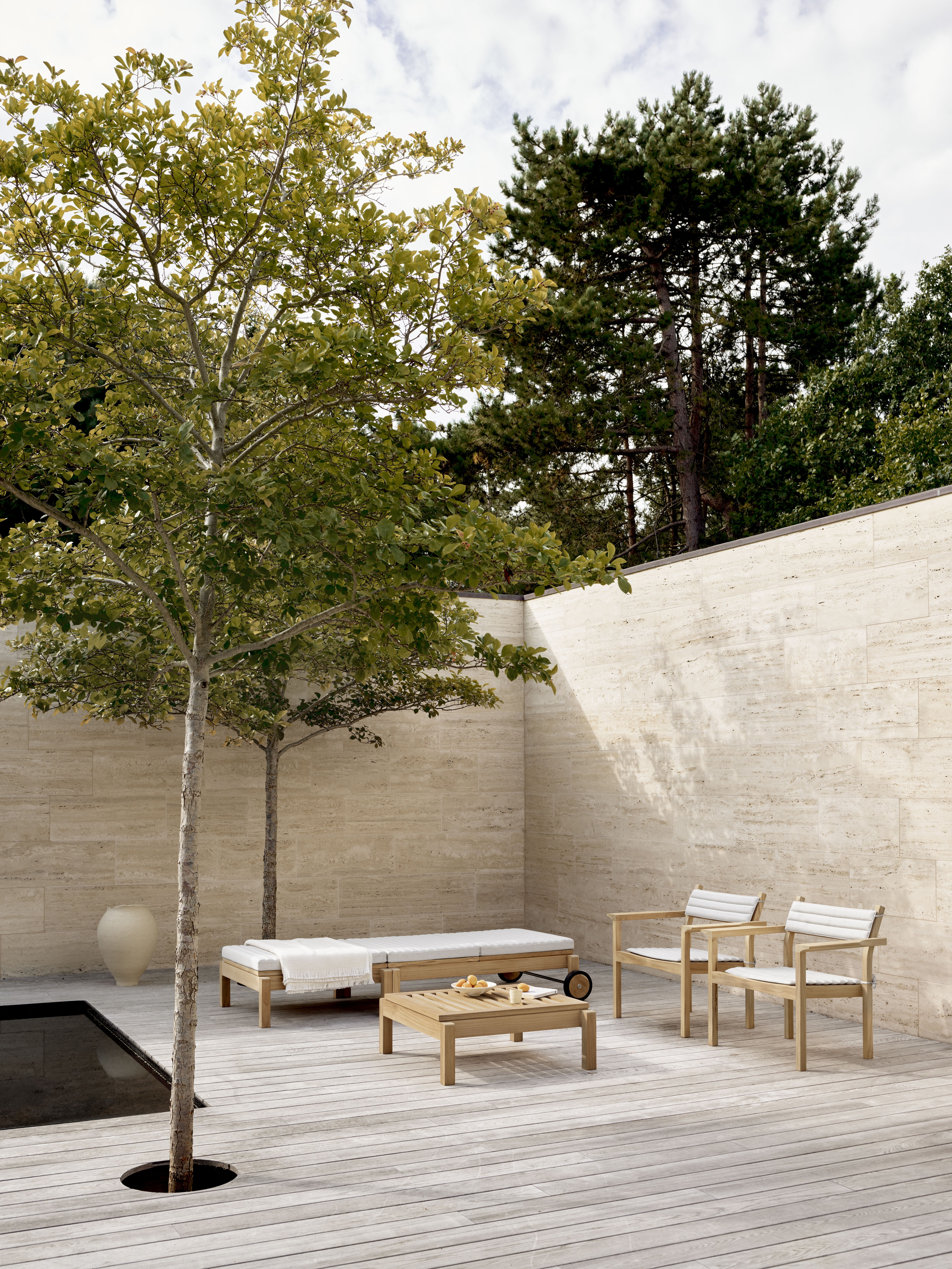 AH601 Armchair Teak Outdoor Carl Hansen & Søn