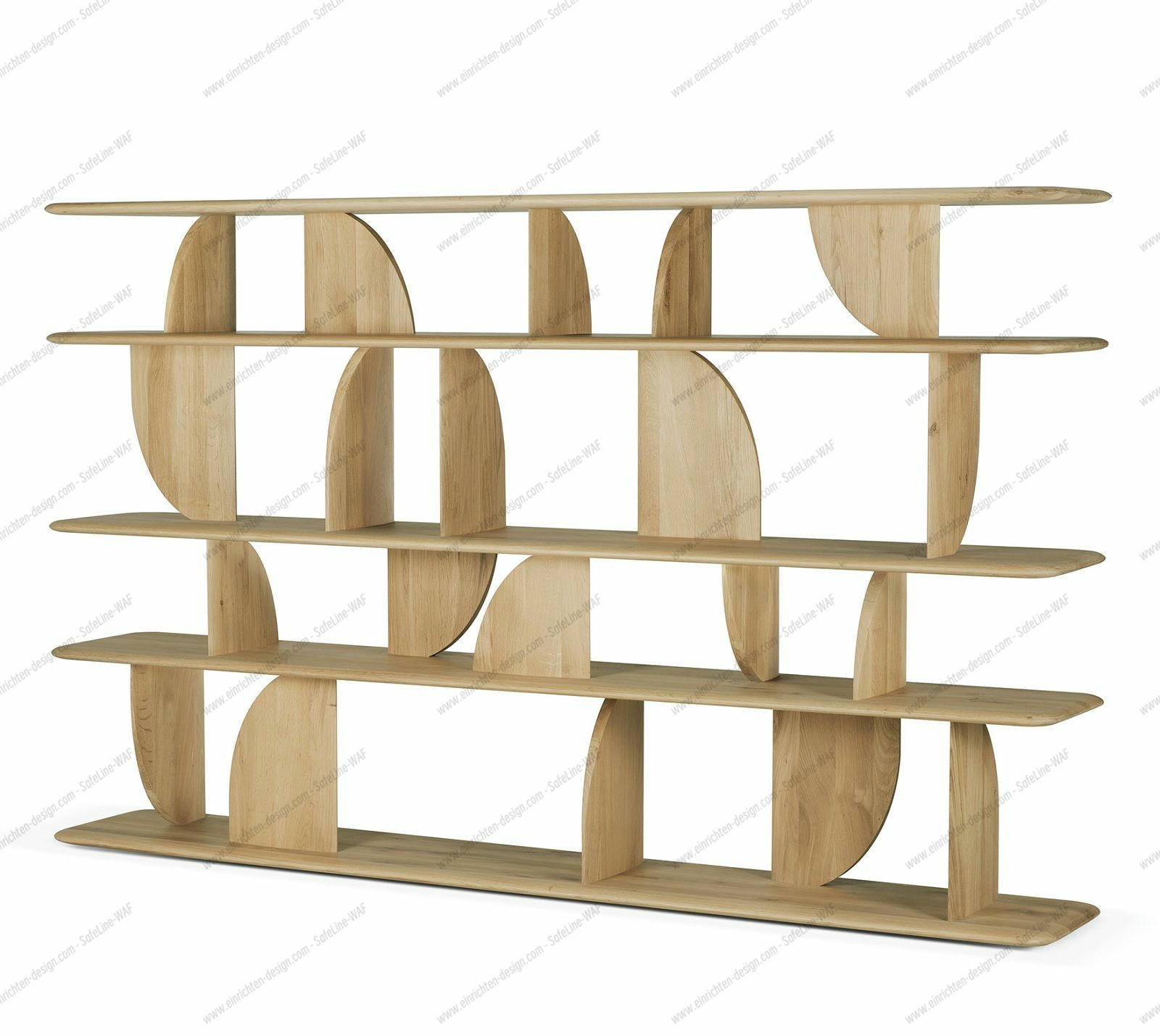 Geometric shelf oiled oak Ethnicraft