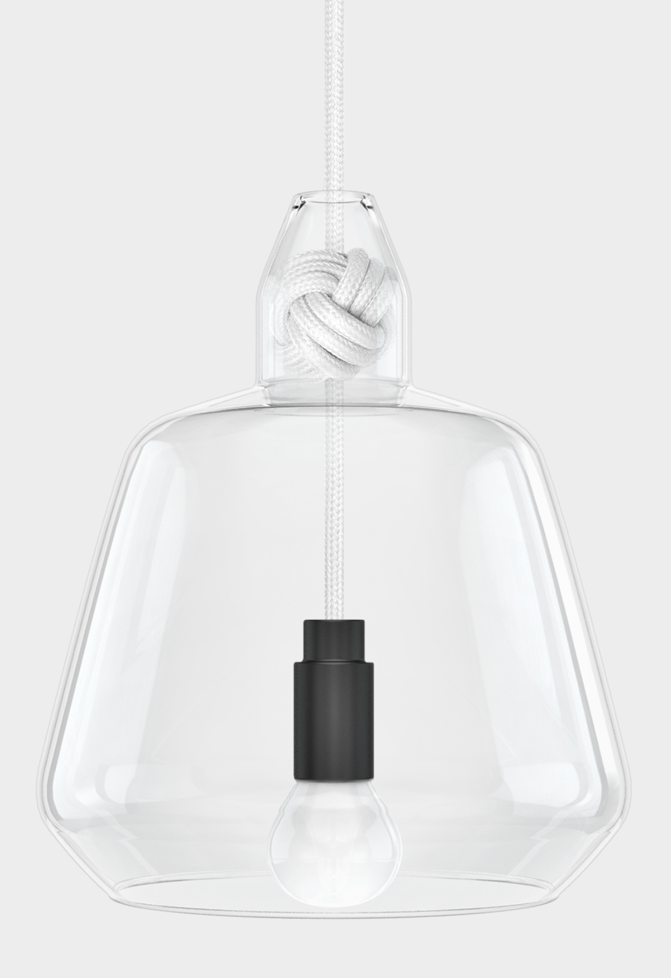 Knot lamp large Pendelleuchte Vitamin-weiss