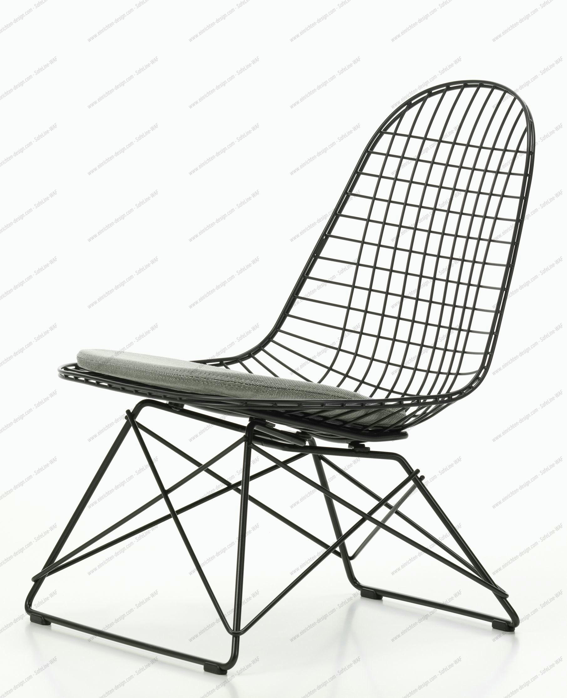 LKR-5 Wire Chair Chair with Seat Cushion Vitra