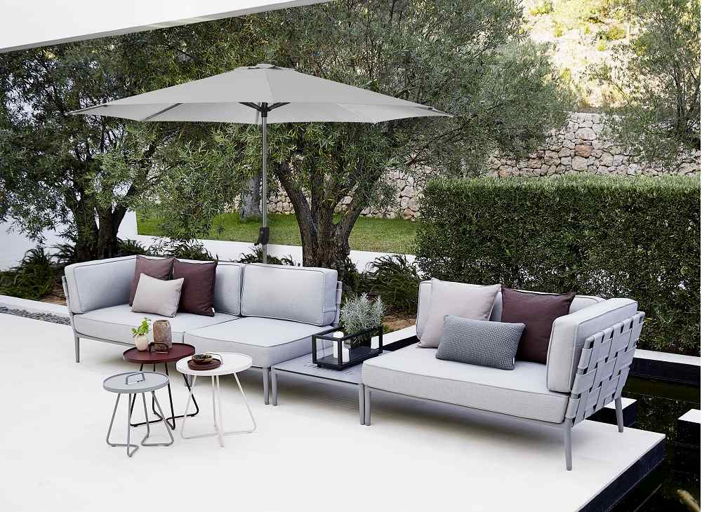Sunshade Parasol with crank Cane-Line