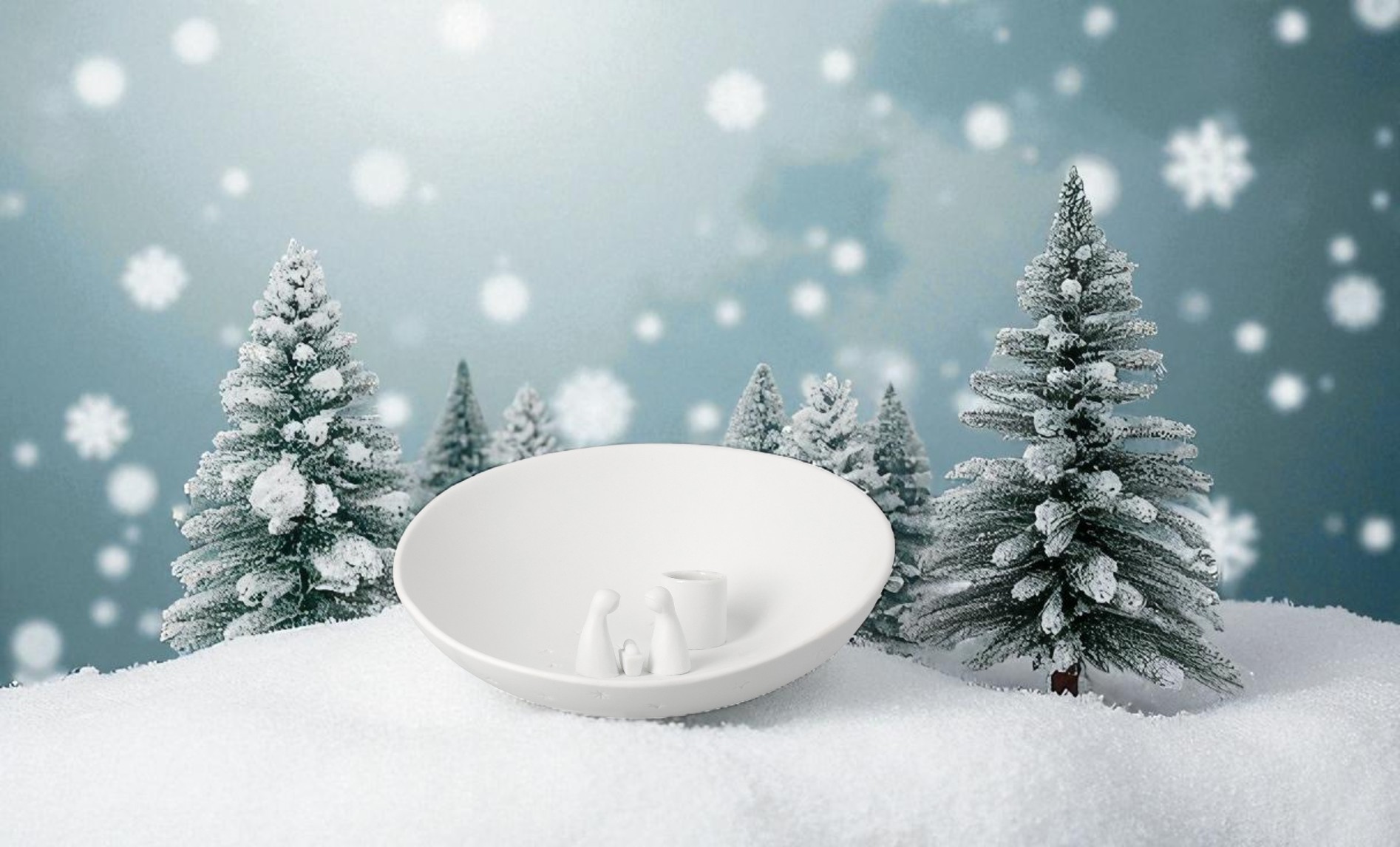 Candle bowl cot large wheels