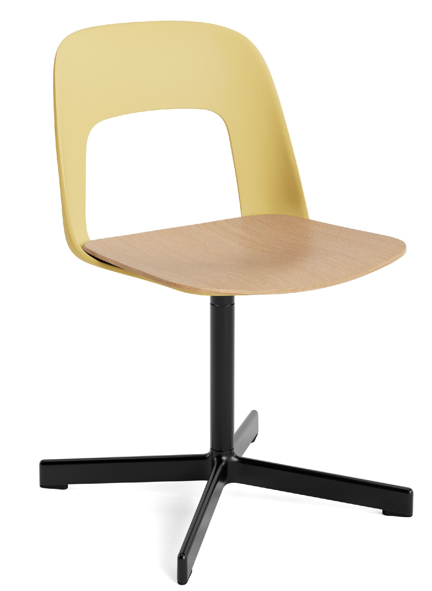 Layout Side Chair 132 4-star swivel base chair Hay 