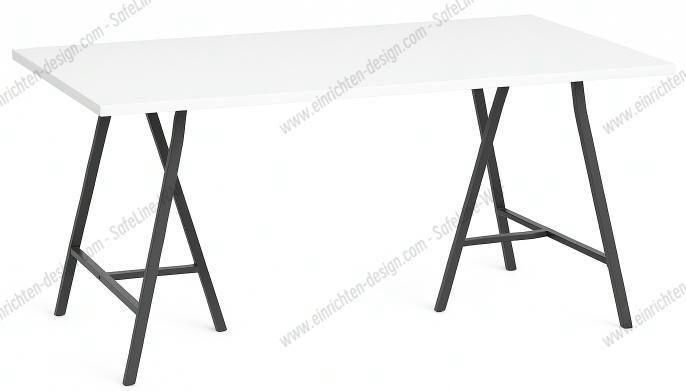 Loop Stand Table TABLE TOP WHITE/FRAME BLACK Hay SINGLE PIECES