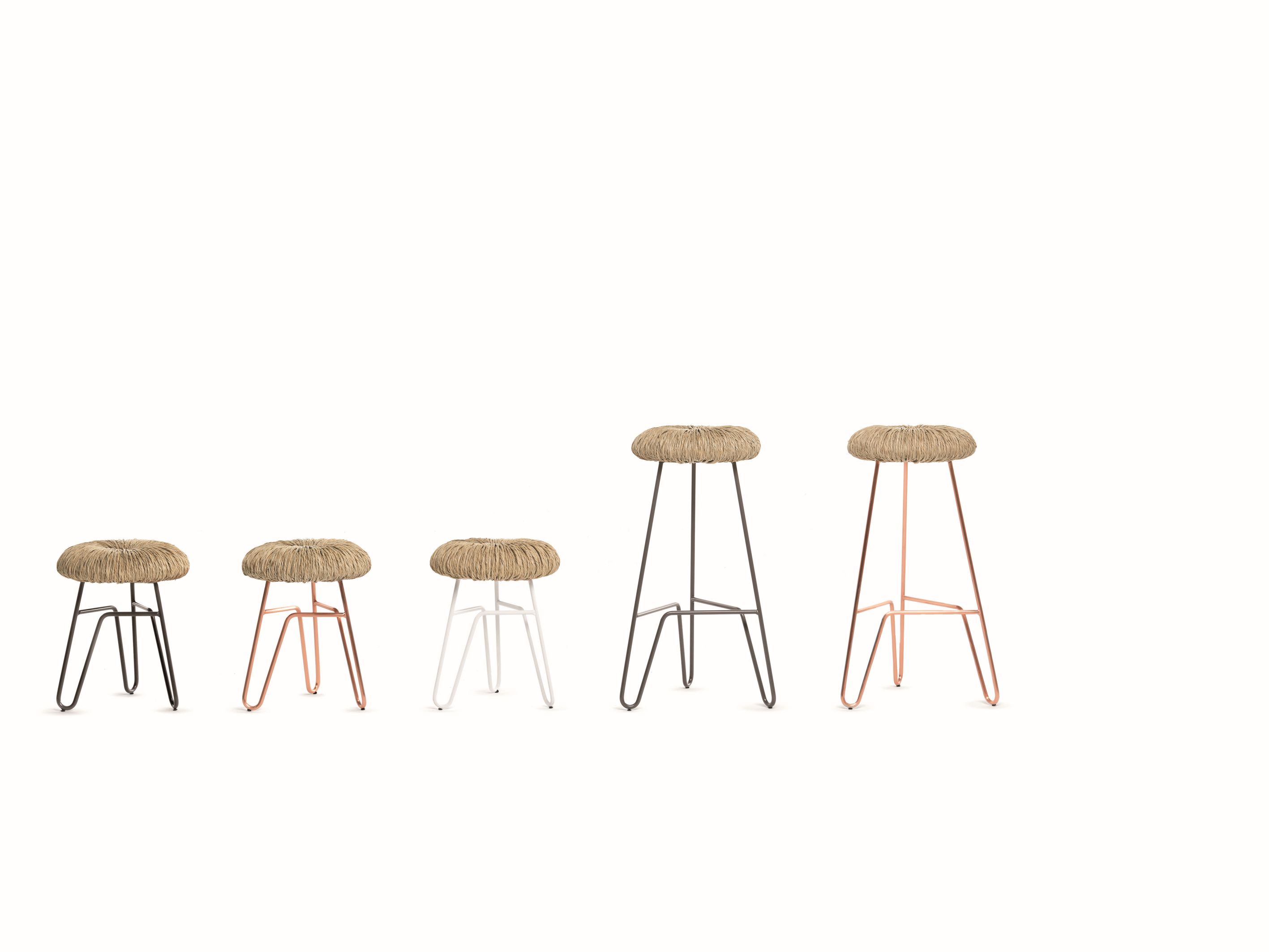 Donut Stool white H45cm Mogg