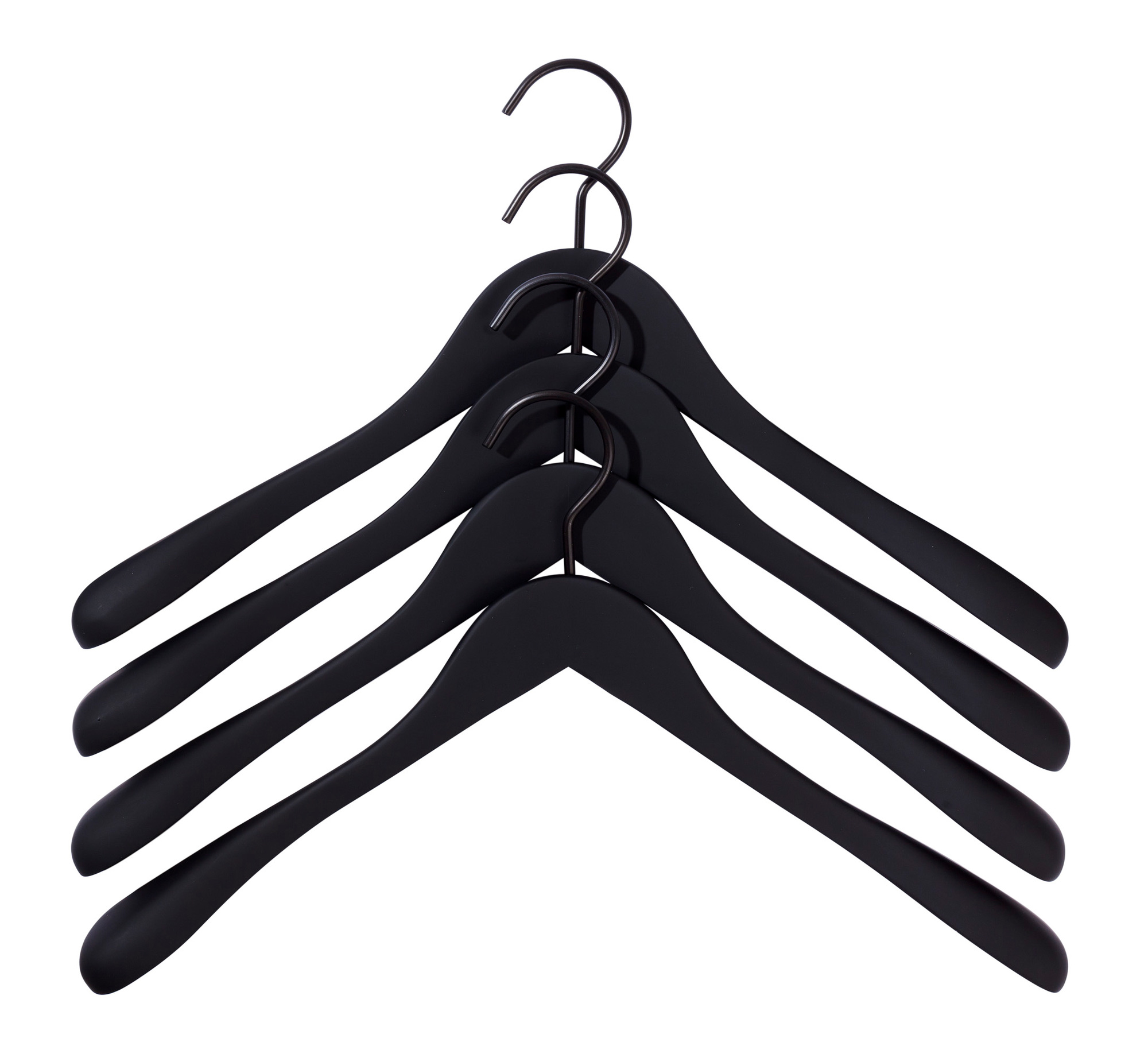 Soft Coat Hanger Wide 4-er Set Hay