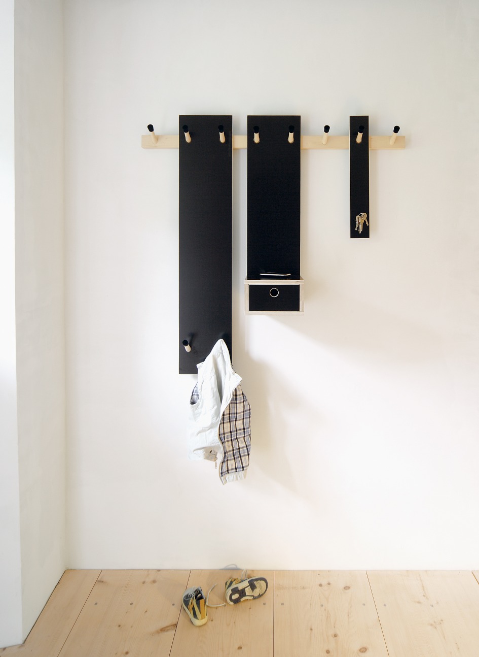 Sample calculation for children's wardrobe Nils Holger Moormann Black - White