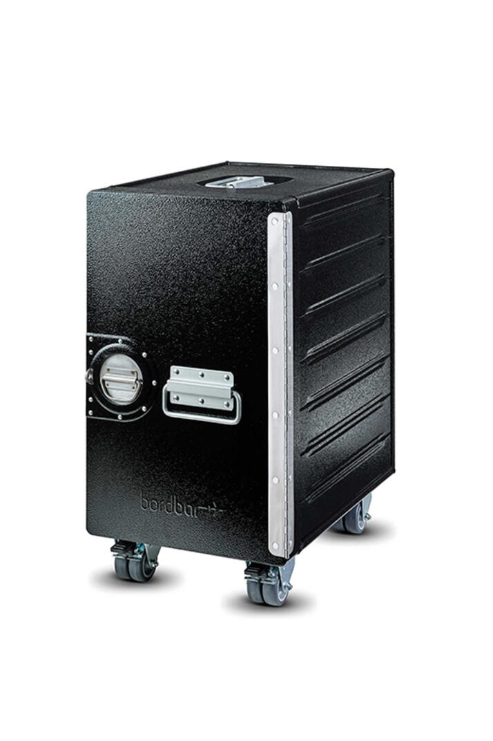 Box Rollwagen black Bordbar