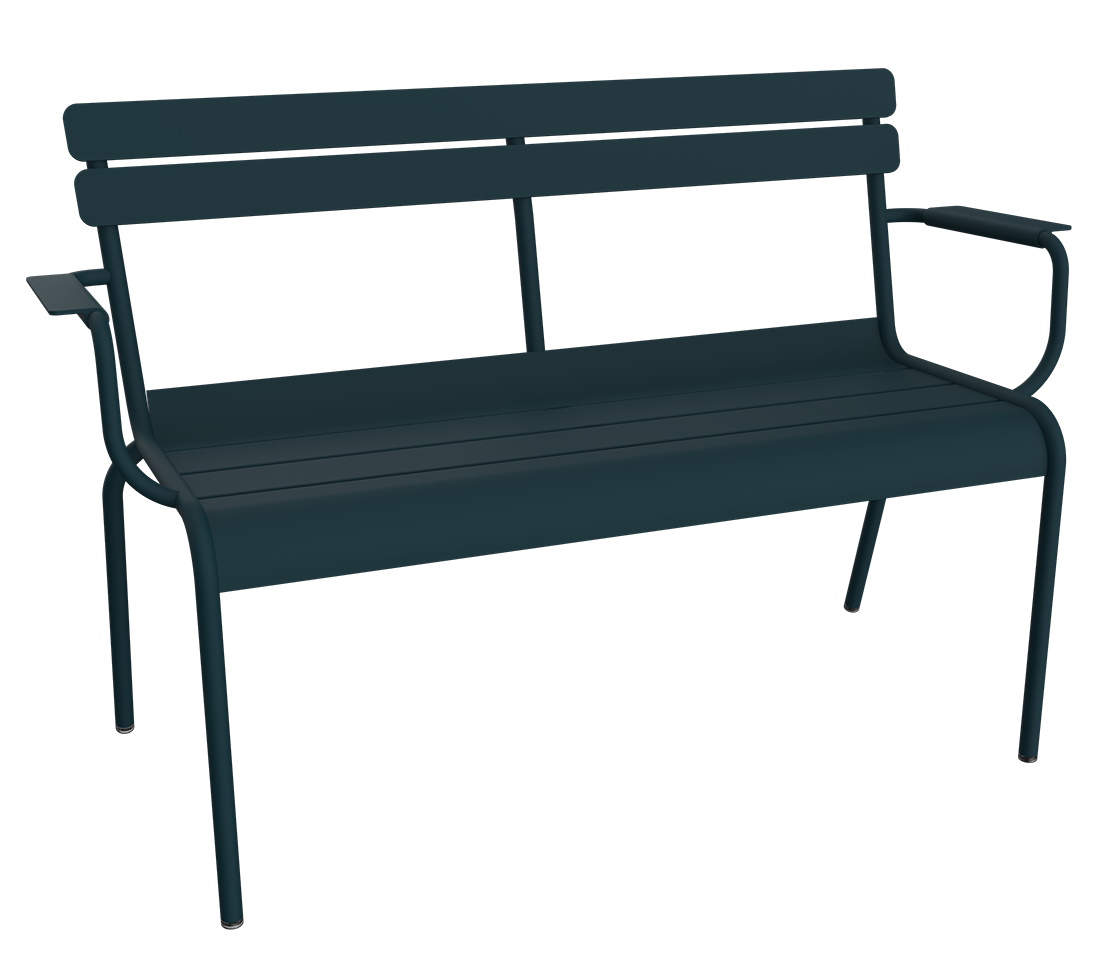 Luxembourg 2-Seater Garden Bench Outdoor Fermob