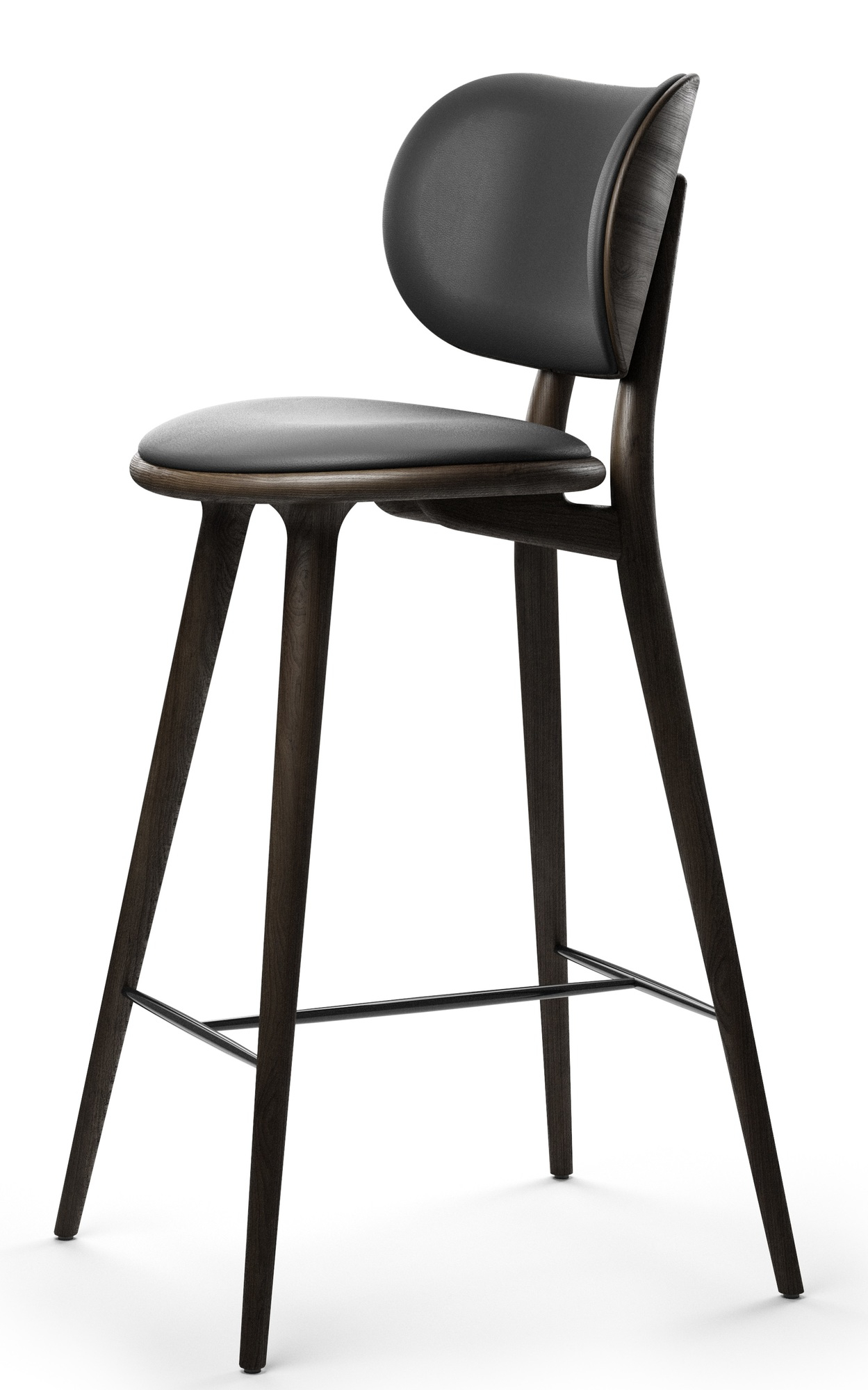 High Stool Backrest Barstool Mater