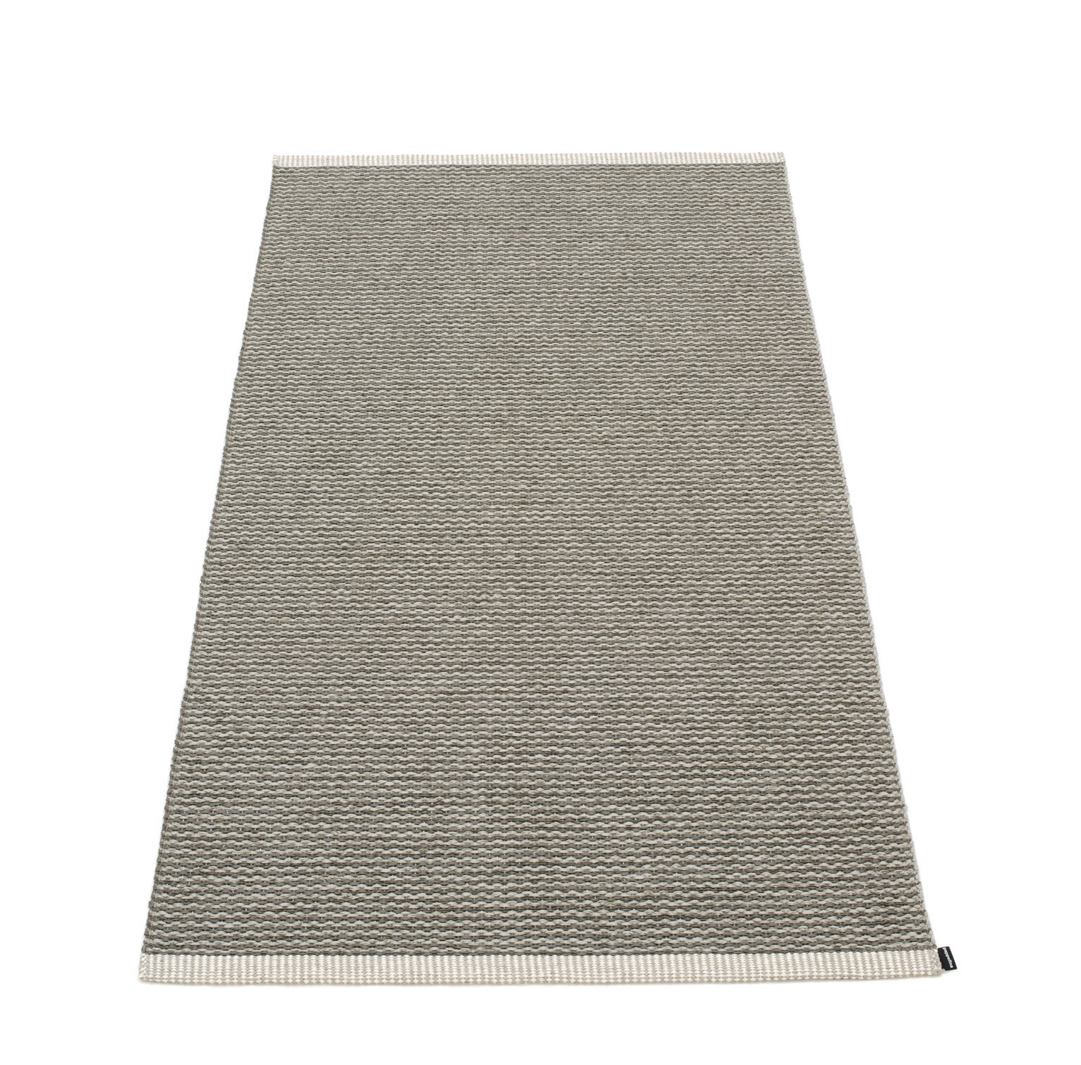 Mono Plastic Carpet 85x160 Pappelina Charcoal