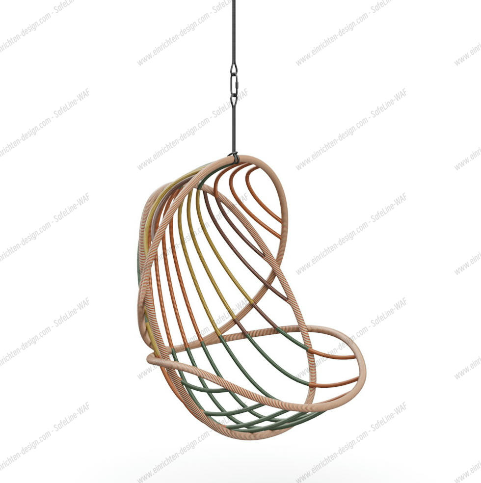 Kida Hanging Lounge Chair with Cushion Dedon