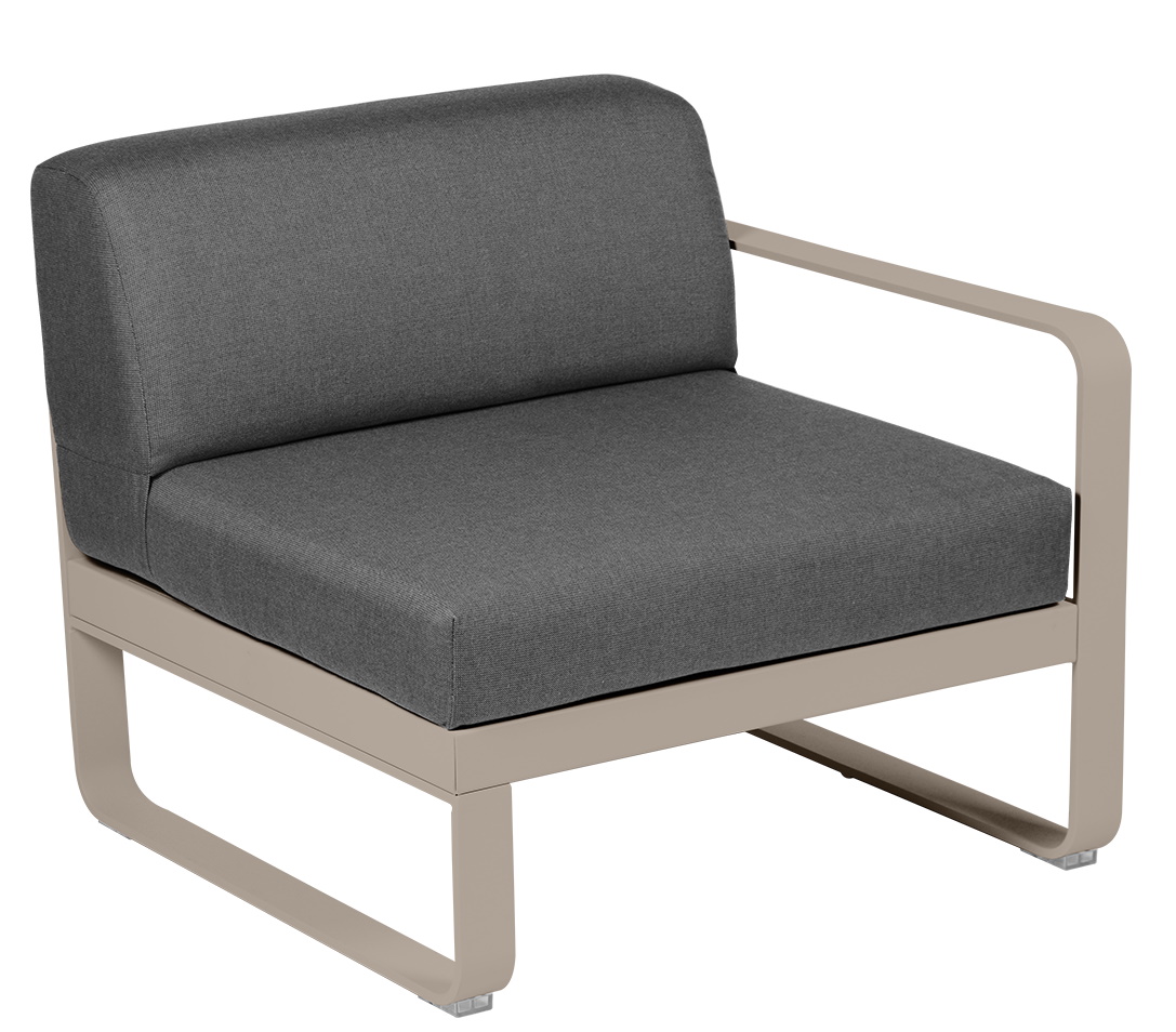 Bellevie 1-Seater Module Right Sofa Outdoor Fermob   
