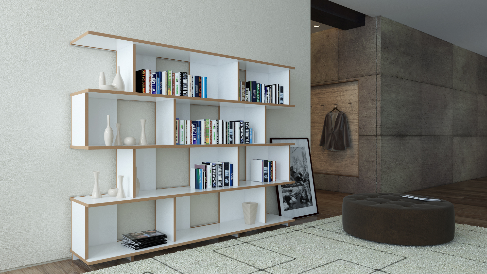 Stell shelf add-on module Tojo