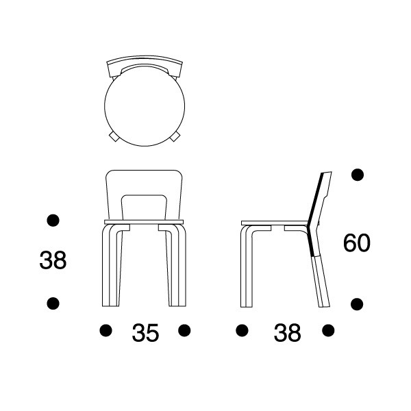 N65 children's chair Artek