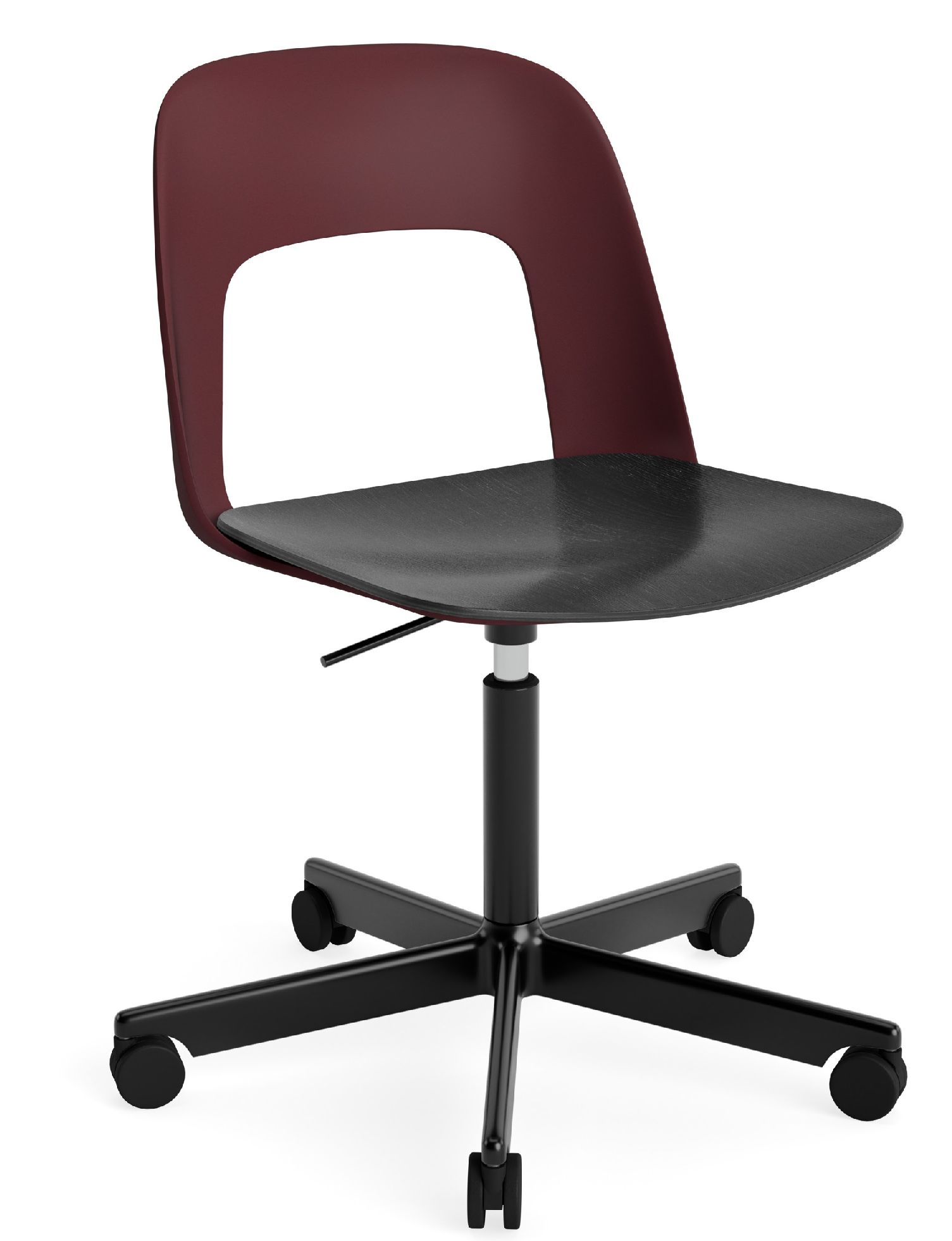 Layout Side Chair 142 5-star swivel base chair Hay  