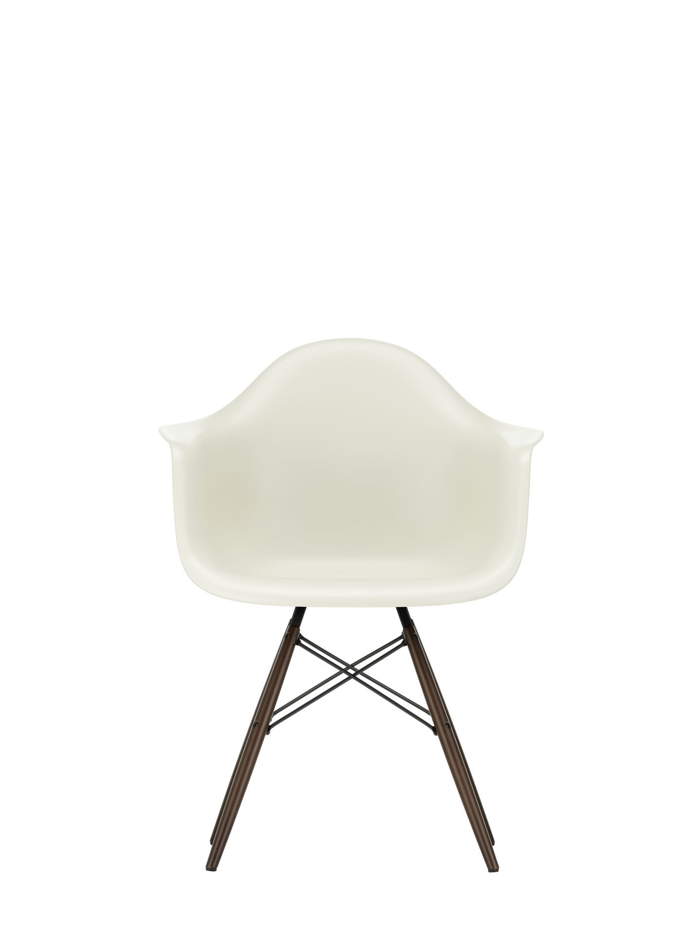 Eames Plastic Arm Chair DAW Chair Vitra Maple yellowish - Tender pink