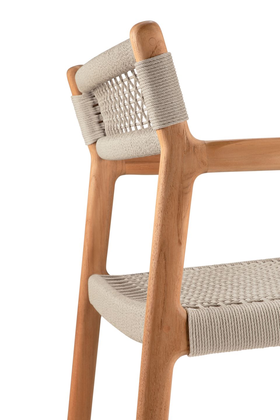 Jack Woven Outdoor Chair Teak Ethnicraft