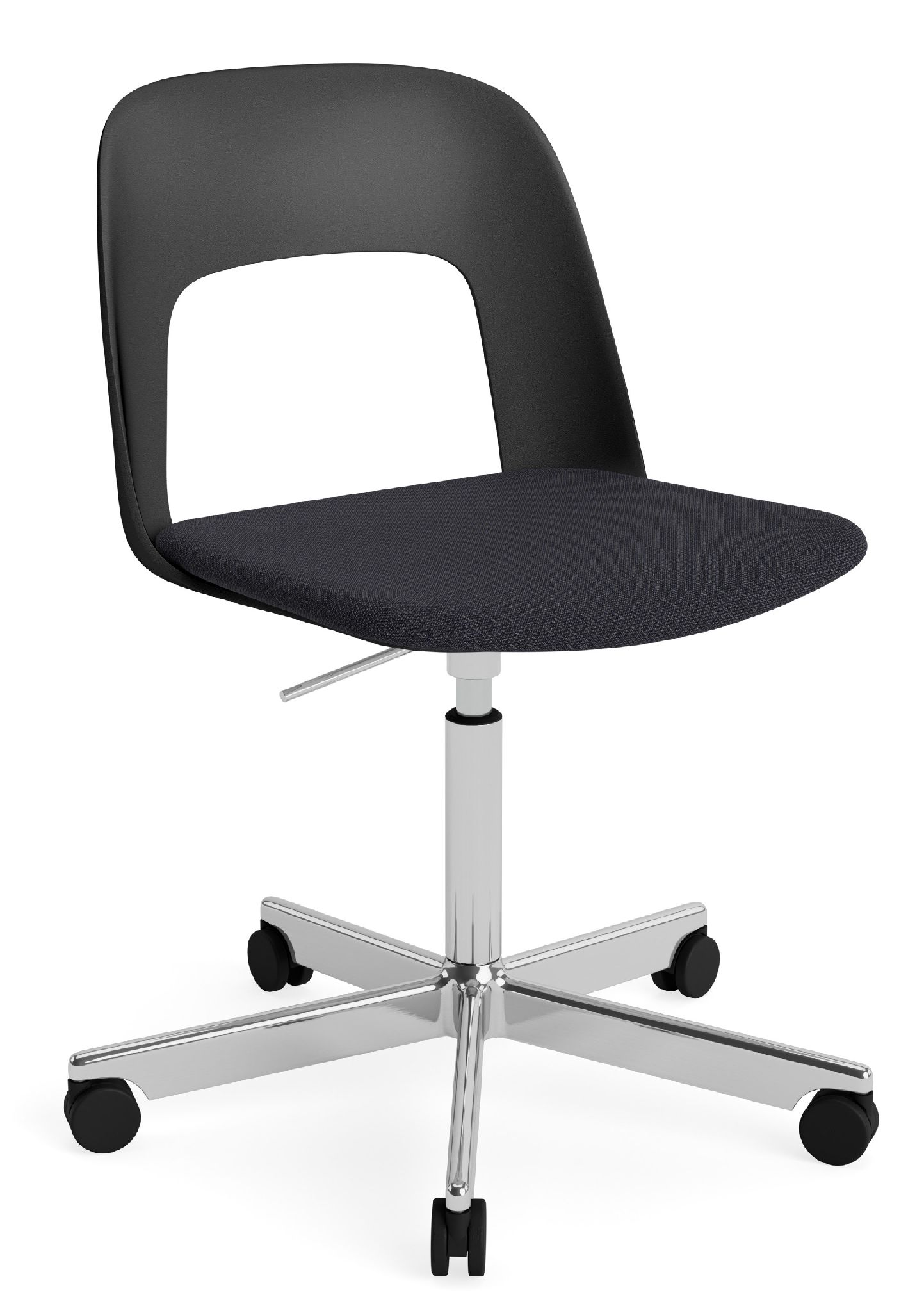 Layout Side Chair 143 5-star swivel base chair Hay   