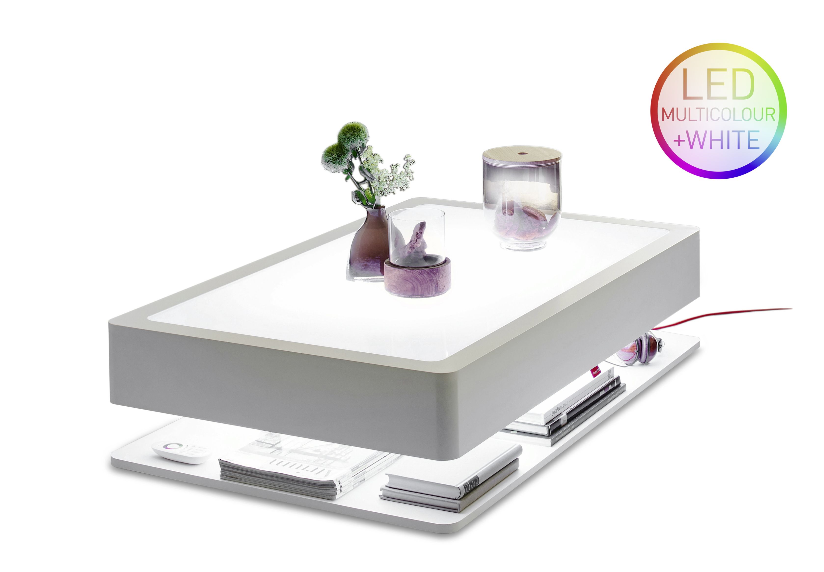 Ora Home LED PRO Coffee Table with Storage Moree 