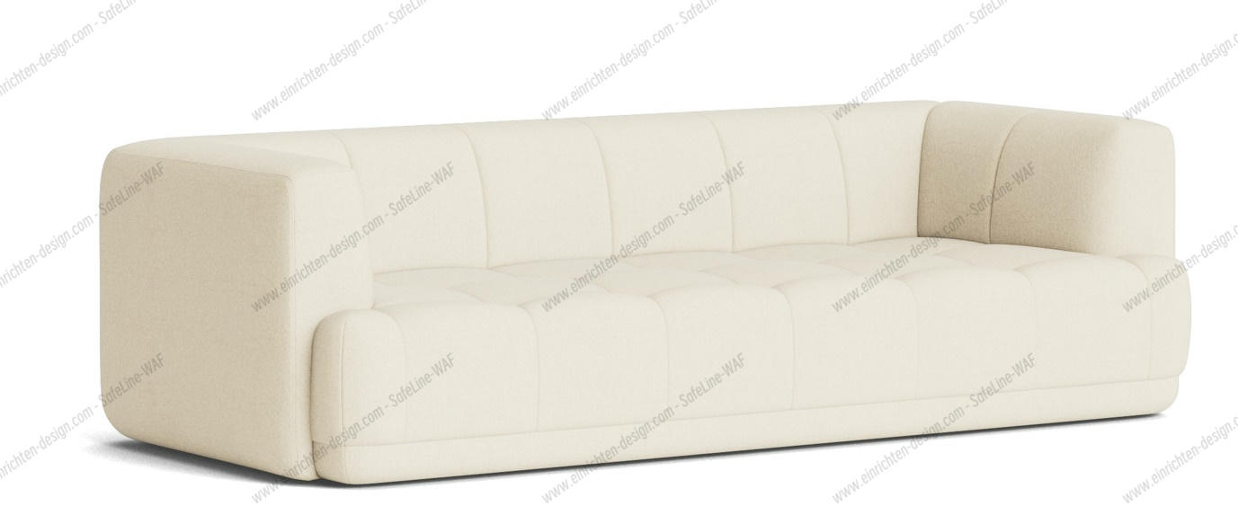 Quilton 3 seater sofa 3-seater Hay Fabric Turf cream