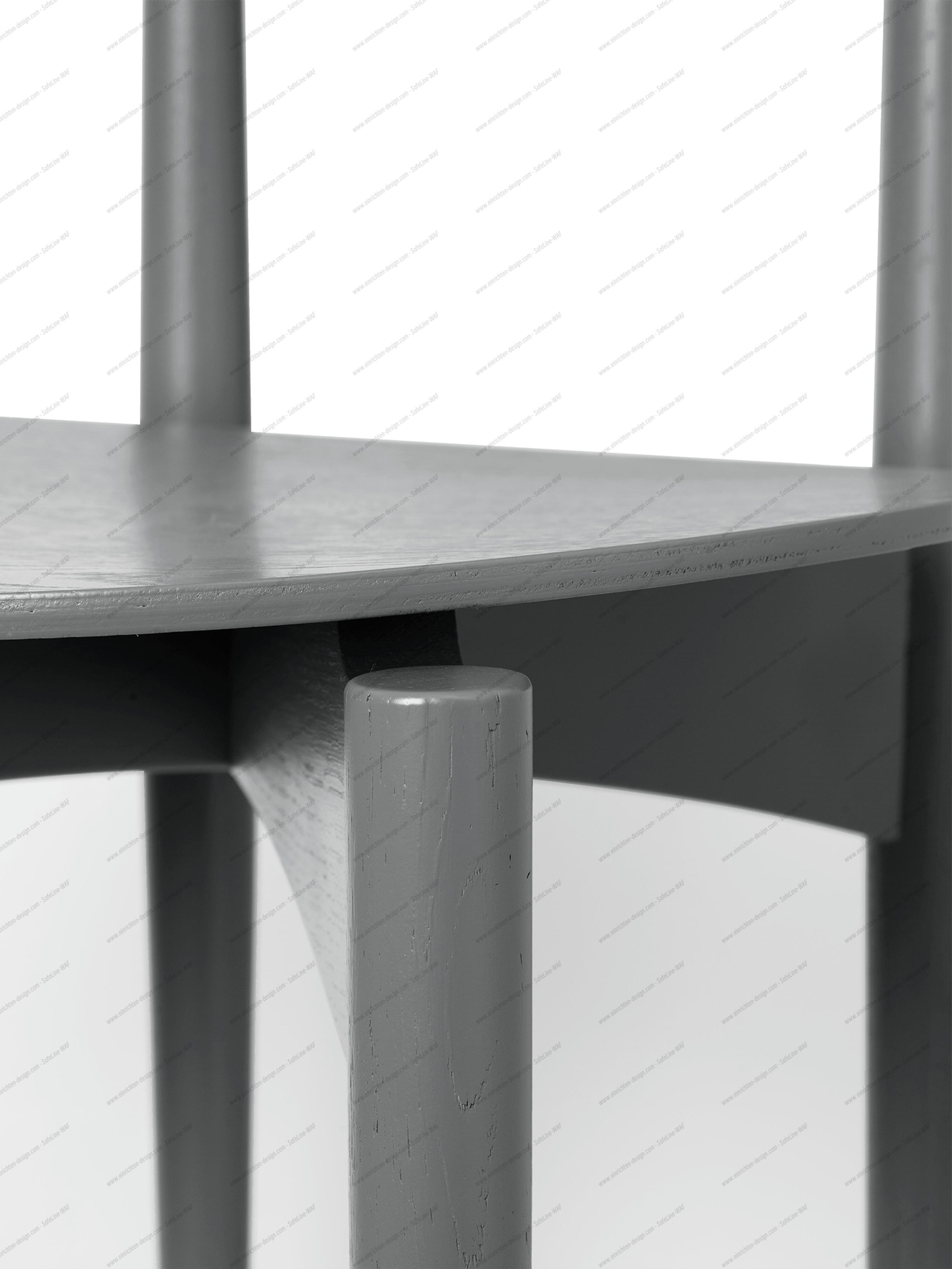 Herman Dining Chair with Wooden Frame Black Ferm Living Herman Dining Chair with Wooden Frame Black Ferm Living