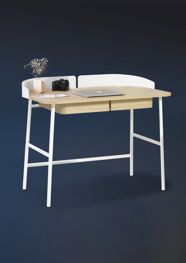 Victor desk Hartô Blue matt