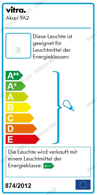 Akari YA2 Table lamp Vitra