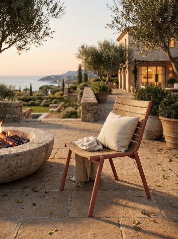 Pilotis Chair Teak Outdoor Fermob