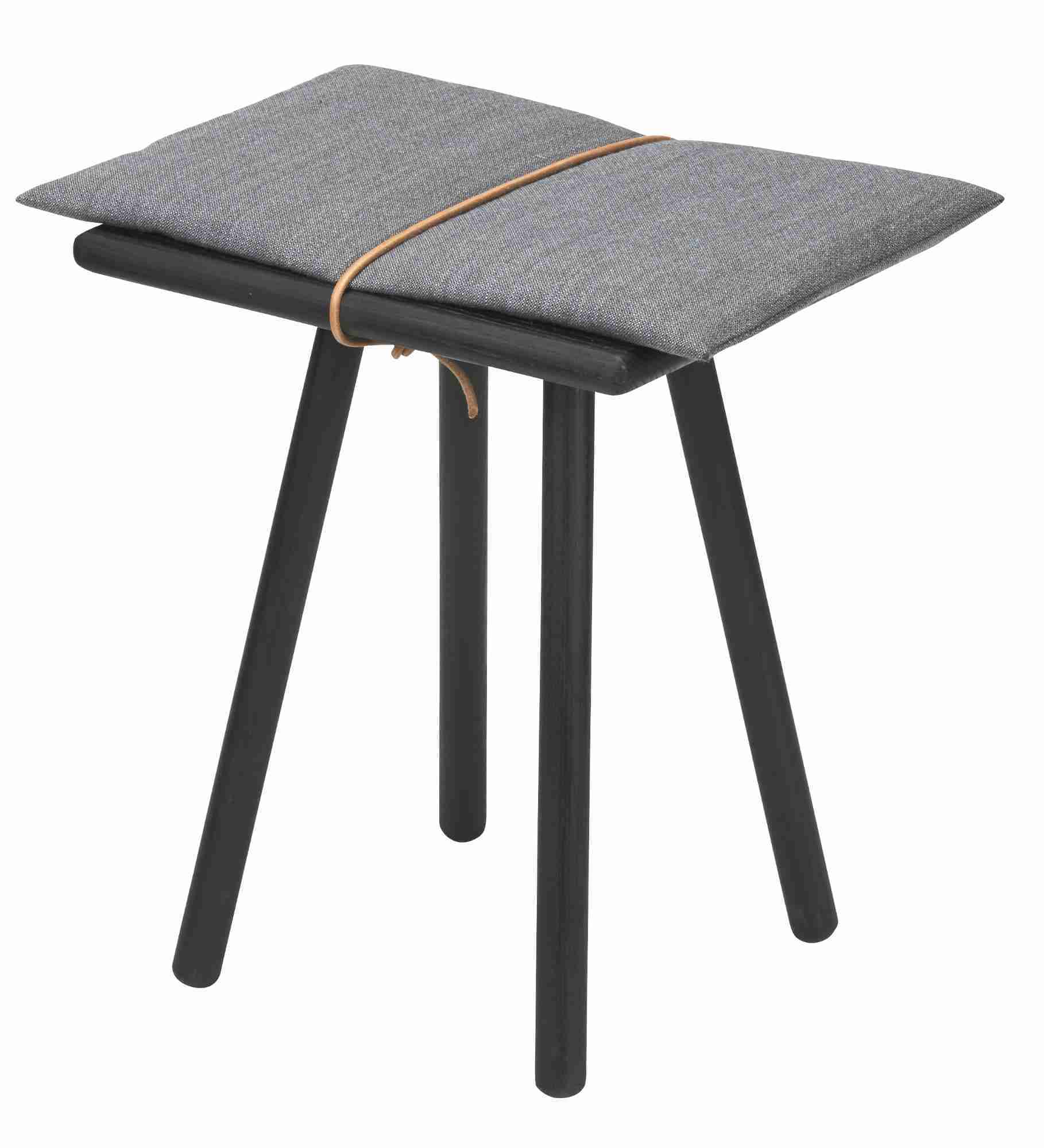 Georg Stool black lacquered oak stool Skagerak by Fritz Hansen
