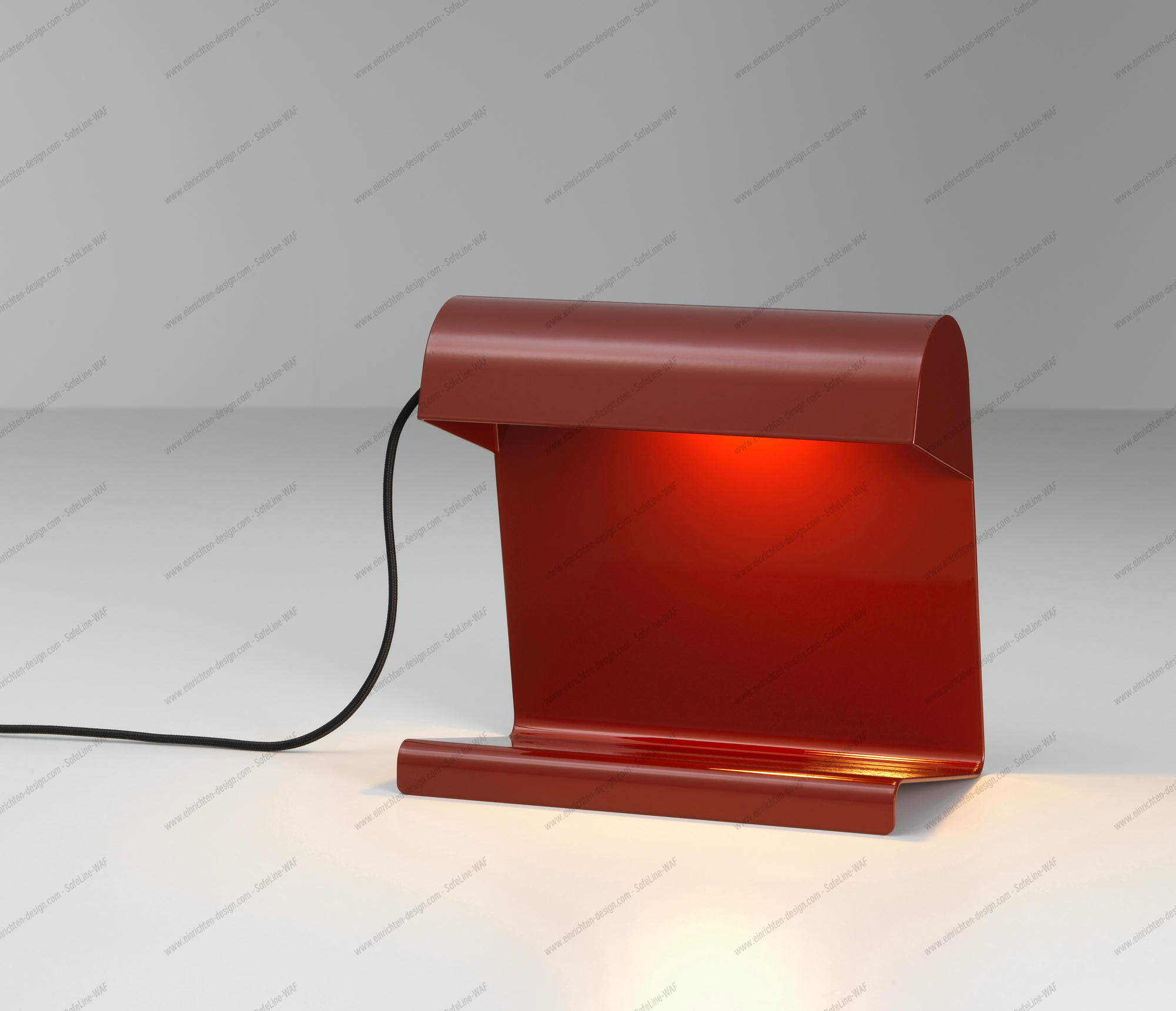 Lampe de Bureau Table lamp Vitra Japanese red
