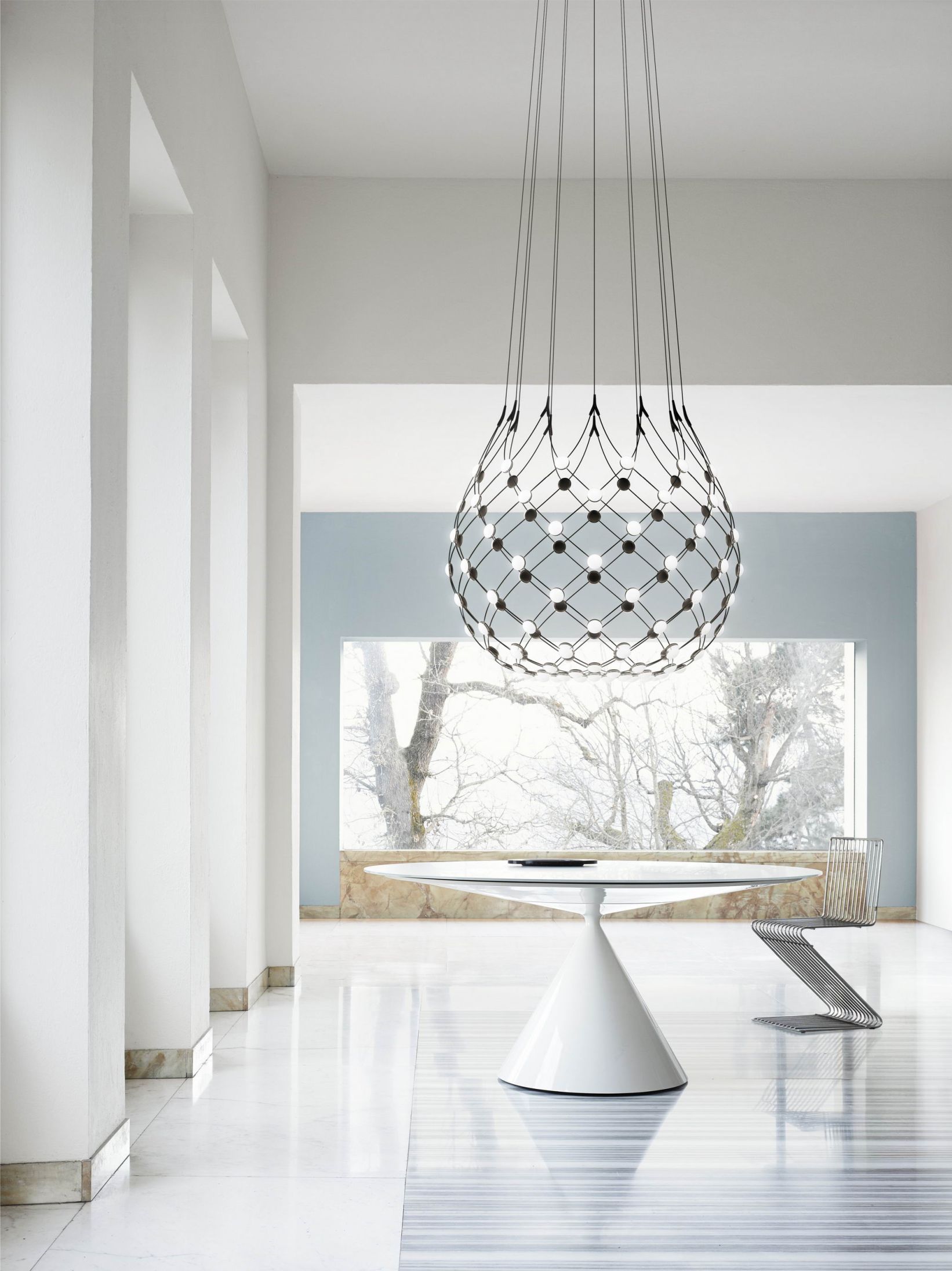 D86 Mesh Ceiling lamp Ø80cm - Cable length 1m Luceplan