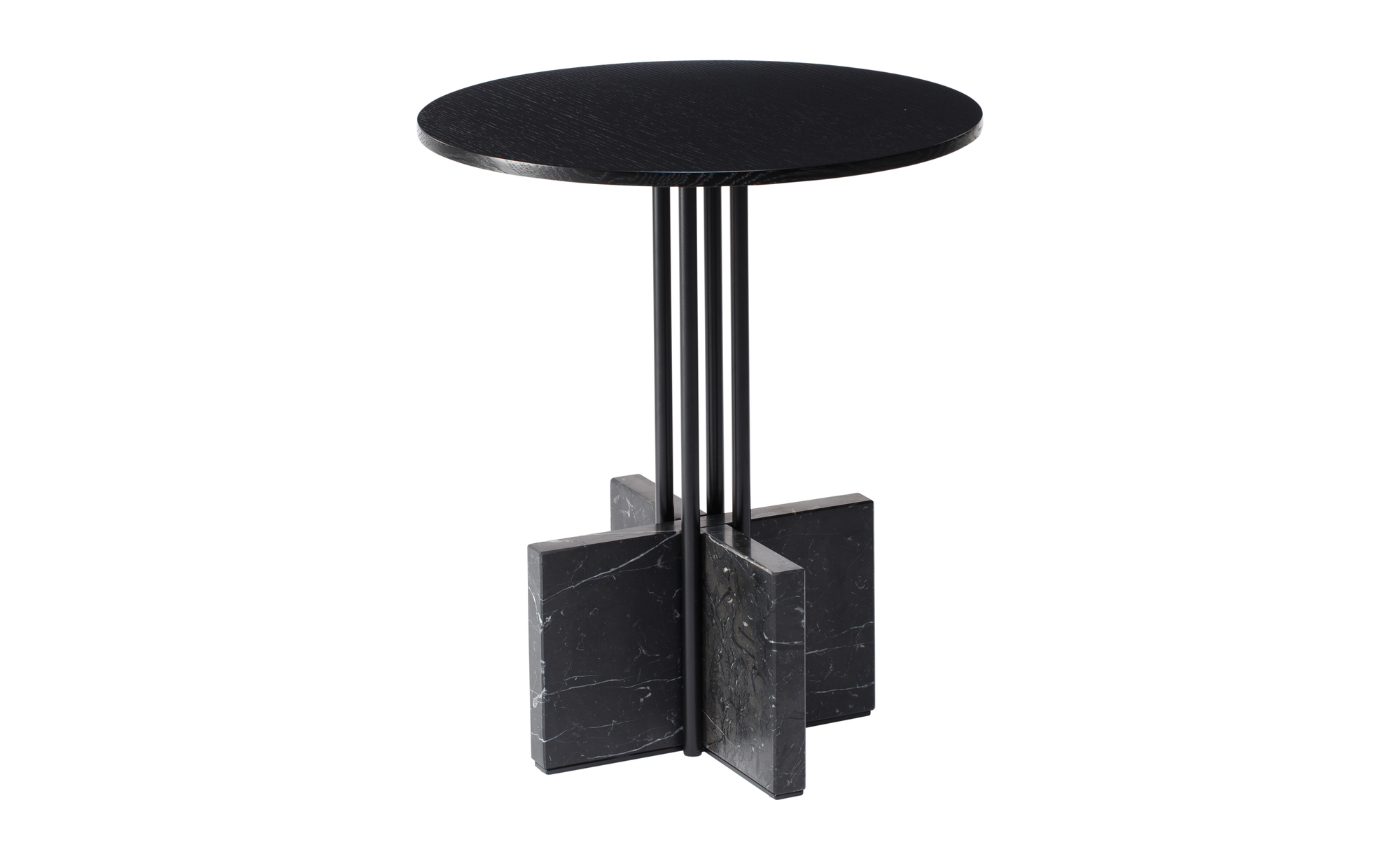 Gravity Table Side Table High Nero Marquina Favius