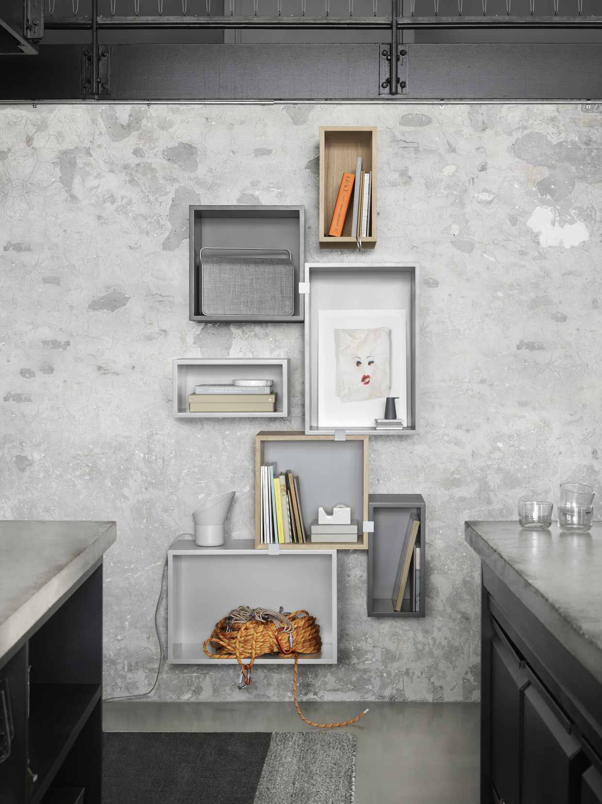 Stacked Storage System 2.0 Shelf system Muuto