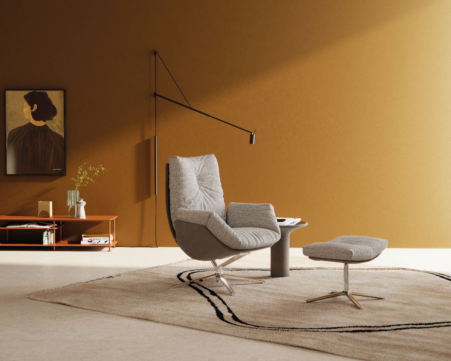 Cordia Lounge Stool Cor