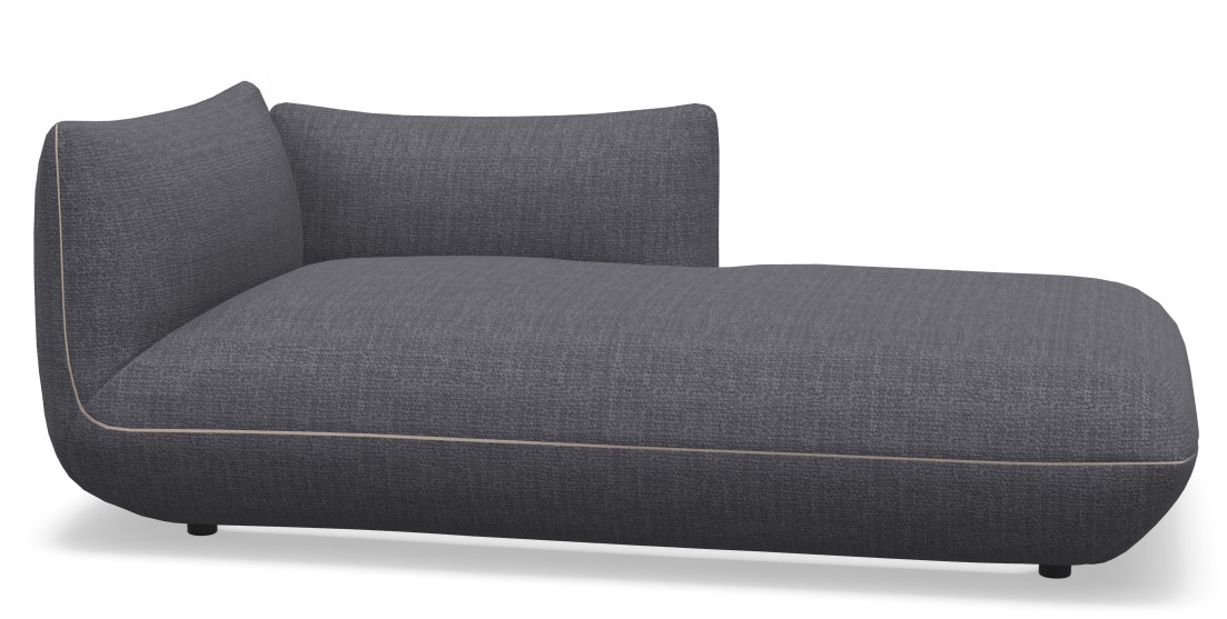 Jalis lounger element with armrest right Cor
