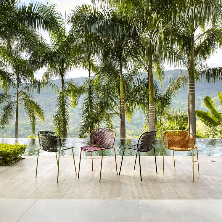 Cielo Stacking Chair Outdoor ames