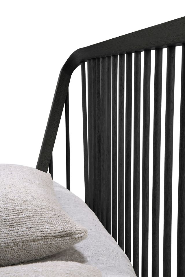 Spindle Bed Oak Black Ethnicraft