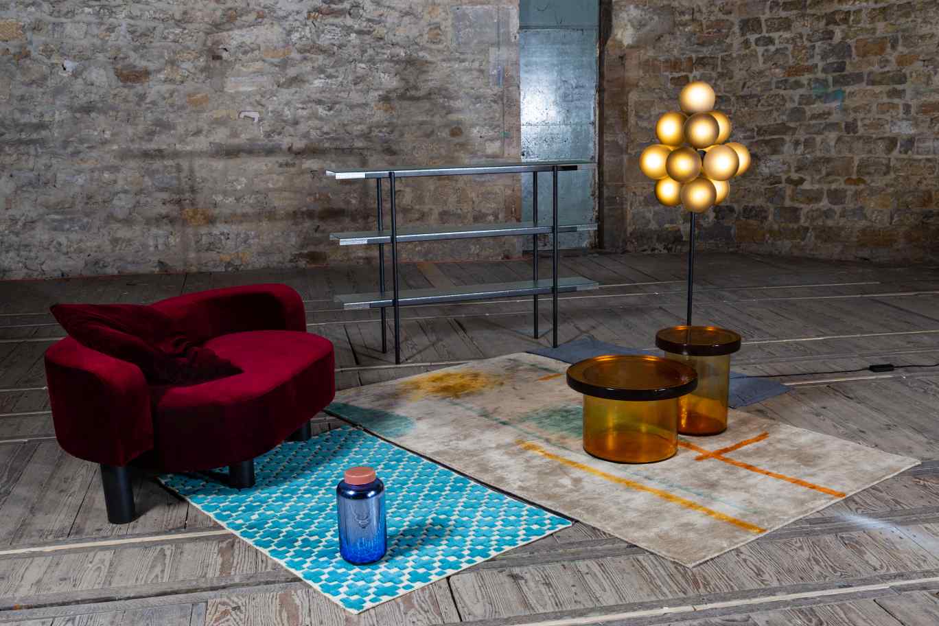 Stellar Grape Big Floor lamp Pulpo