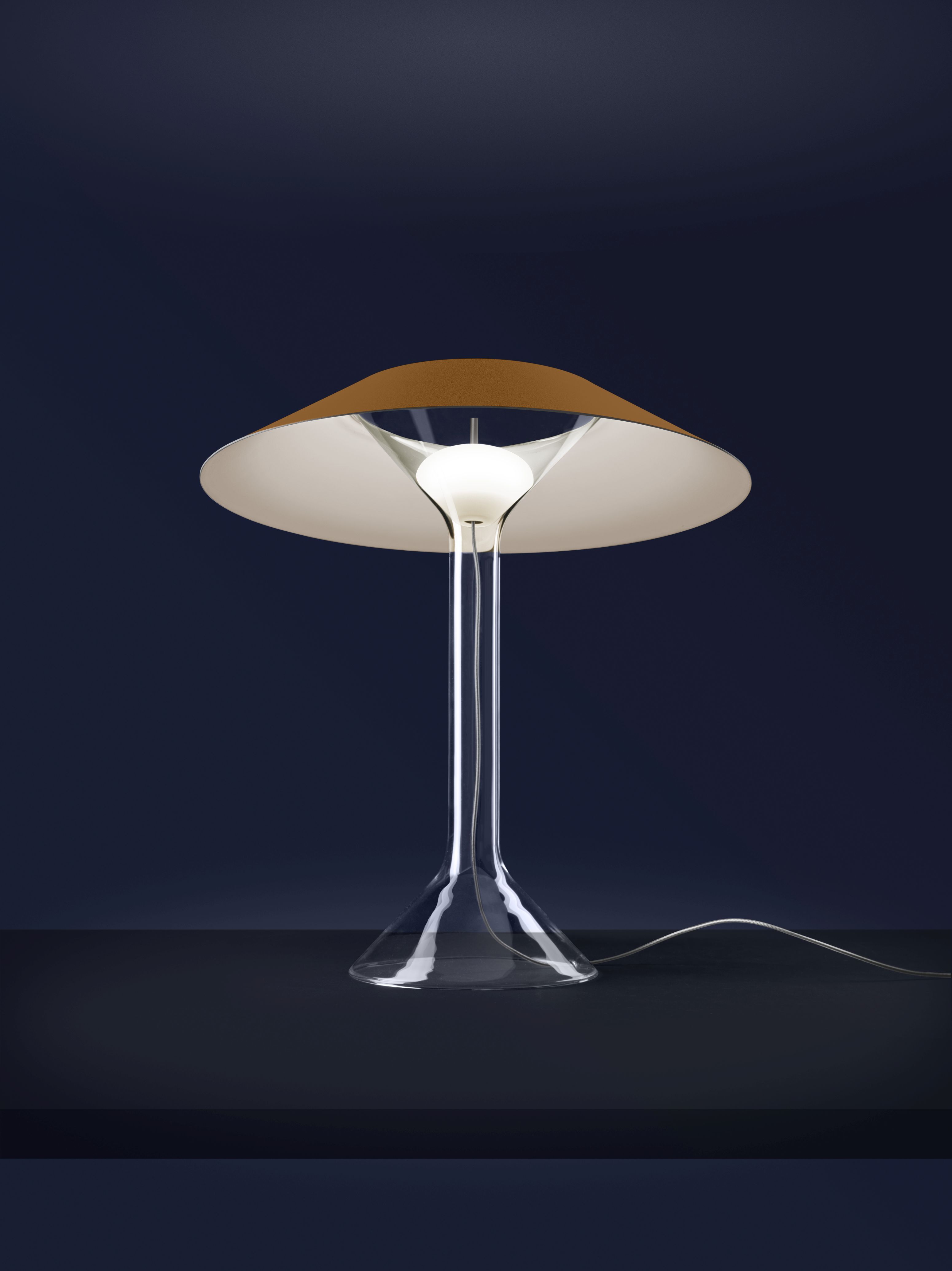 Chapeaux Table lamp Metal dark red Foscarini