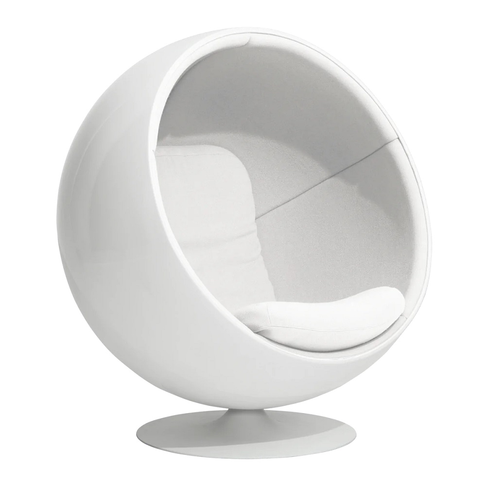 Ball Chair Hal white 01 Eero Aarnio Originals