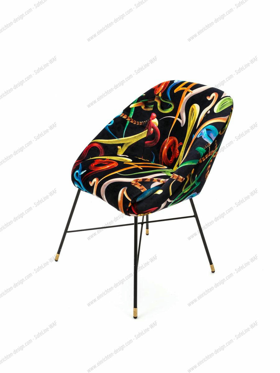 Toiletpaper Padded Chair Snakes Seletti Toiletpaper Padded Chair Snakes Seletti